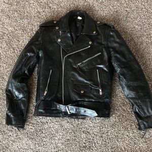 Real Leather Black Jacket